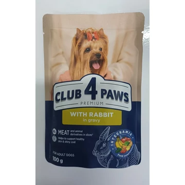 Club4paws alutasak 100g nyúl ízesítés