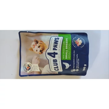 Club 4 Paws szaftos eledel  felnőttt kutyáknak  100 g csirke zselében