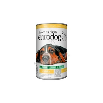 Euro Dog konzerv kutyáknak 1240g baromfi ízesítés