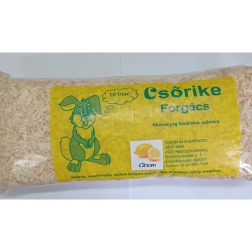 Csőrike forgács kisállatok számára 10l citrom illatú