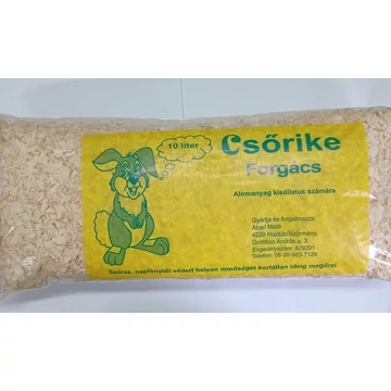 Csőrike forgács kisállatok számára 10l natúr