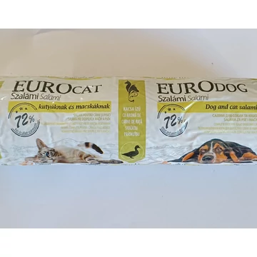 Euro Dog and Cat szalámi felnőtt állatoknak 1 kg kacsa ízű