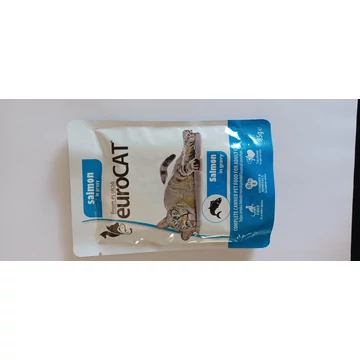 Euro Cat pouch felnőtt macskáknak 85g lazas ízesítés
