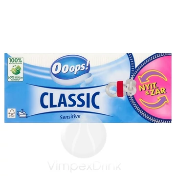 Ooops! Classic papírzsebkendő 3rét, 90db