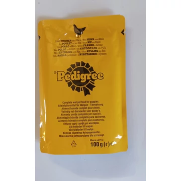 Pedigree nedves eledel kölyök kutyáknak 100 g különböző ízekben