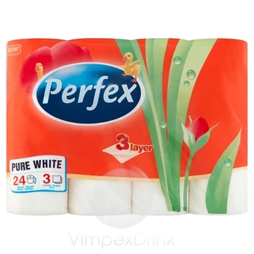 Perfex Toalettpapír 3rét, 24tek