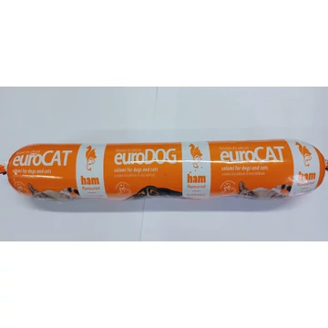 Euro Dog and Cat szalámi 1 kg sonka ízesítés