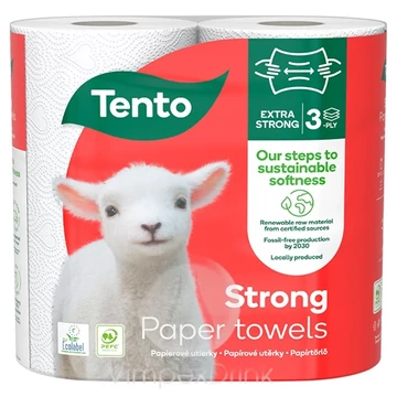 Tento Strong háztartási papírtörlő 3rét, 2tek