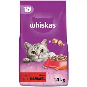 Whiskas száraztáp felnőtt macskáknak marha ízesítés