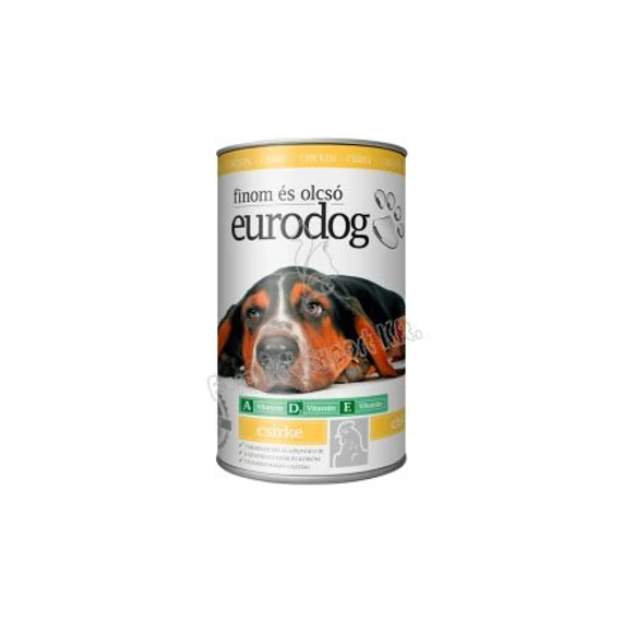 Euro Dog konzerv kutyáknak 1240g baromfi ízesítés