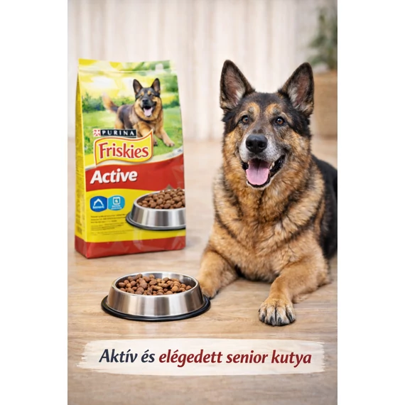 Friskies Active száraz táp felnőtt kutyáknak marha ízesítés