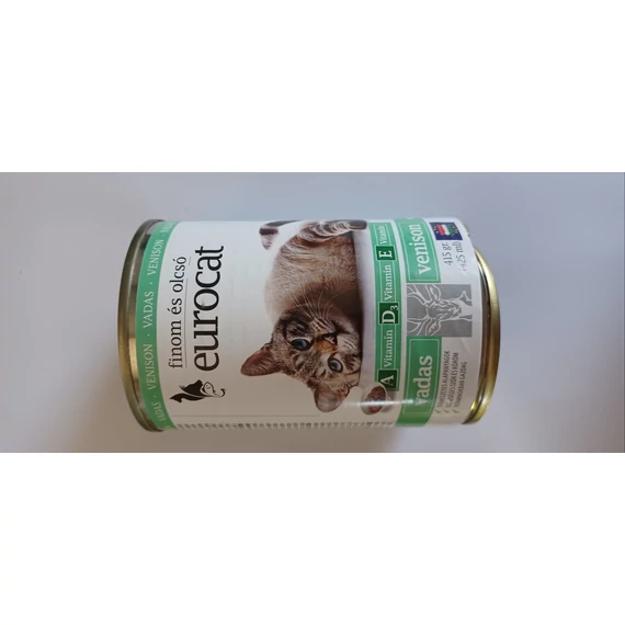 Euro Cat konzerv felnőtt macskáknak 415 g vadas ízesítés