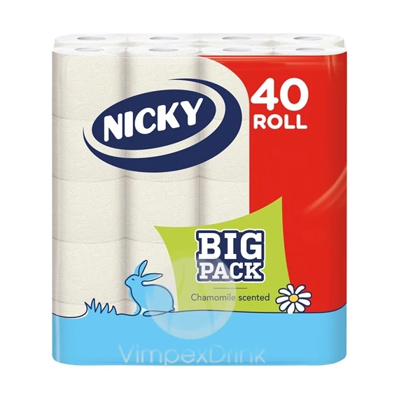 Nicky Big Pack toalettpapír 3rét, 40tek