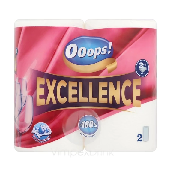 Ooops! Excellence háztartási papírtörlő 3rét, 2tek