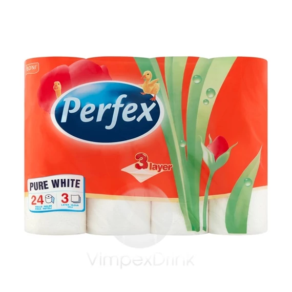 Perfex Toalettpapír 3rét, 24tek