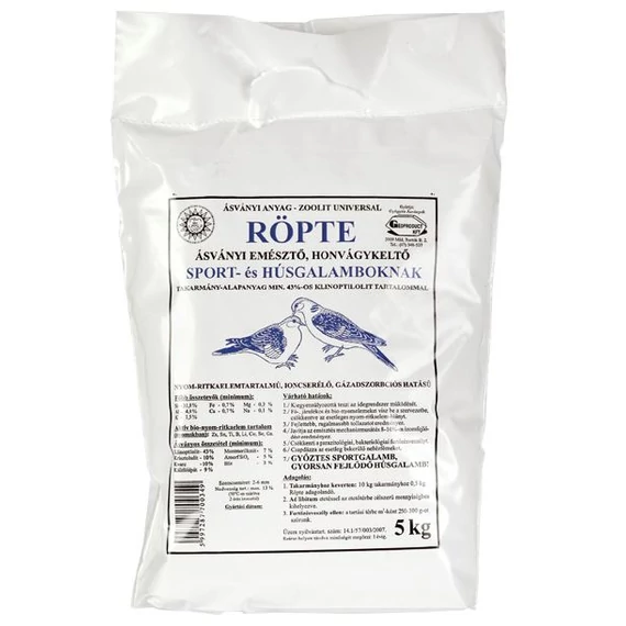 Röpte galamboknak 5 kg