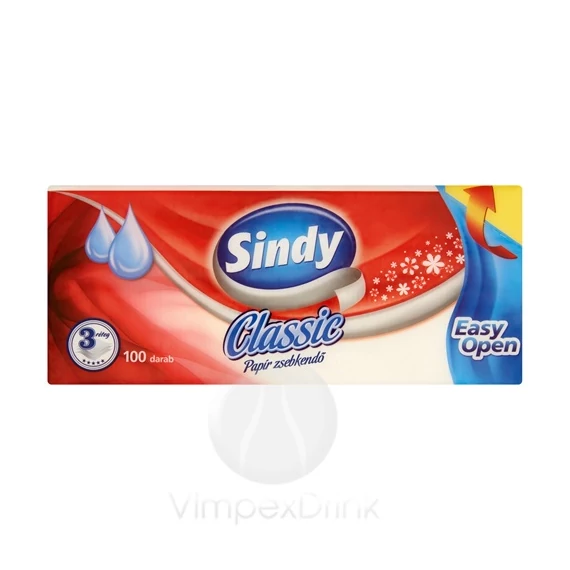 Sindy papírzsebkendő 3rét 100db