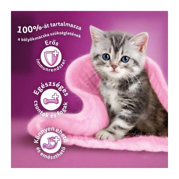Whiskas Junior száraztáp kiscicák számára csirkével