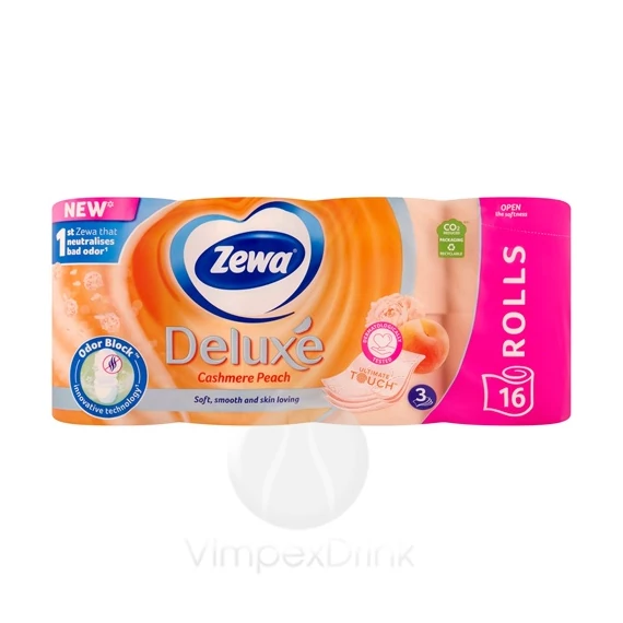 Zewa Deluxe Cashmere Peach toalettpapír 3rét. 16tek